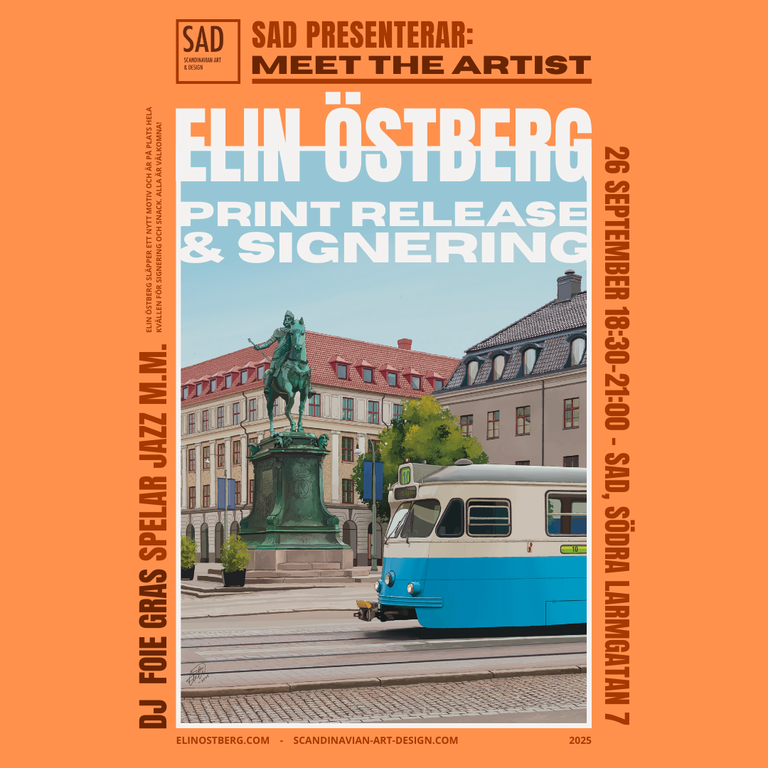 Print release event 26th of september in Gothenburg
