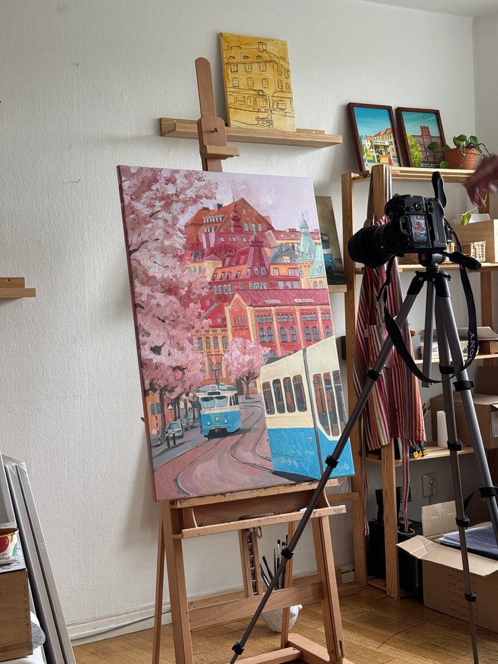 "Platåer" Oil on linen 70x100cm