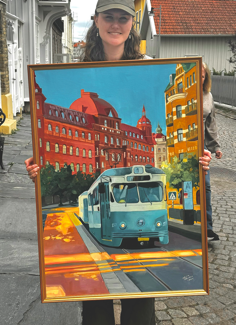 "Prinsgatan" Oil on linen 70x100cm